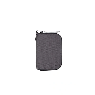 Image of Lifeventure Men&#039;s RFID Protected Coin Compact Travel Wallet, Eco Friendly, Recyclable Material (Grey), Made, One Size, 68151