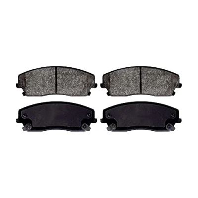 Image of 05142555AA, 05174001AA, 05174001AB, 05174001AC, 5142555AA Brake pad set BLUE PRINT ADA104283 Front Axle with acoustic wear warning