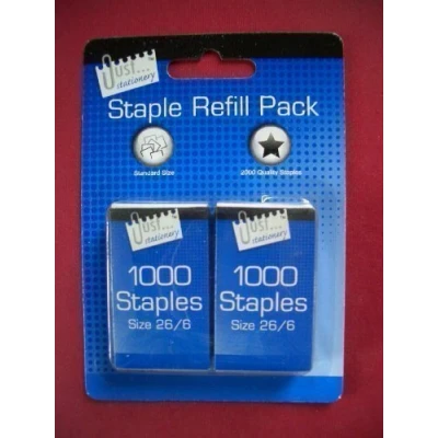 Image of 2000 x Staples 26/6 Fits Rexel No 56 Boxed 1000