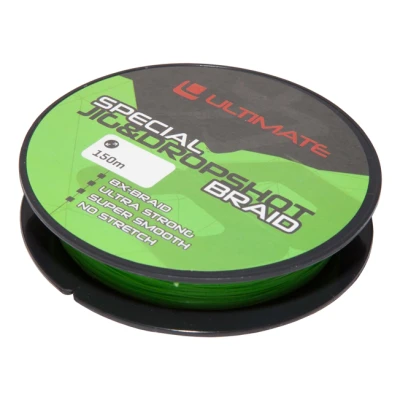 Image of Ultimate Special Jig &amp; Dropshot Braid Fluo Green 0,12mm 8kg 150m Braided fishing line