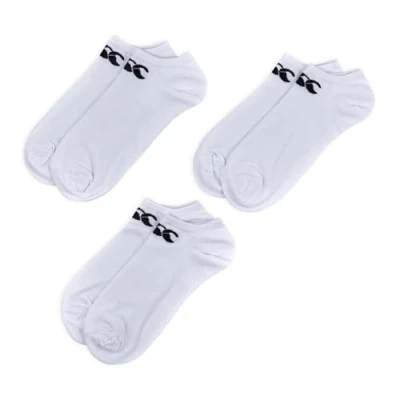Image of Canterbury Unisex Trainer Liner 3 Pack No show Socks, Black/Red, S