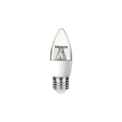 Image of E27 Non Dimmable Clear Candle LED Lamp 4.9W = 40W Integral
