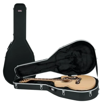 Image of Gator GC Jumbo Deluxe Molded Case For Acoustic Guitars