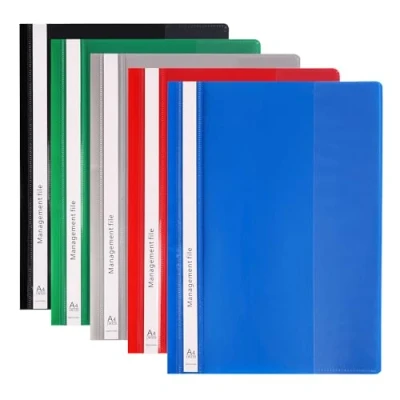 Image of GUOKOFF A4 Project Folder, 30pcs Plastic Report Files 2 Prong, Document File Folders, Presentation Folder for Office School