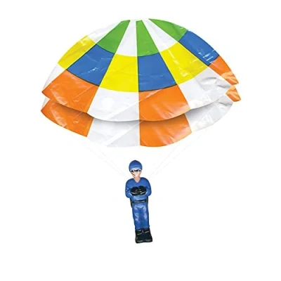 Image of Skydiver with Parachute Toy Cracker Filler Mini Gift