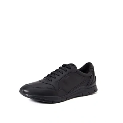 Image of Geox Womens D Sukie Sneakers, Black, 8 UK