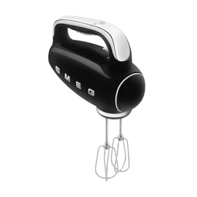 Image of Smeg HMF01BLUK 50s Retro Design Hand Mixer in Black