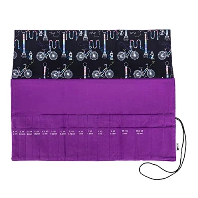 Image of Della Q Needle Roll, Purplr/Black, One Size
