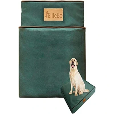 Image of Ellie Bo XXL Dog Bed Cover for 48 inch Cage/Crate Green Waterproof