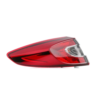 Image of 265550010R Rear light VALEO 044085 ORIGINAL PART Left Outer section with bulbs bulb holder RENAULT: MEGANE 3, 3 Grandtour