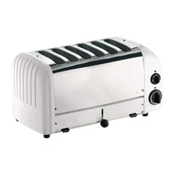 Image of Dualit Classic Vario AWS White 6 Slot Toaster
