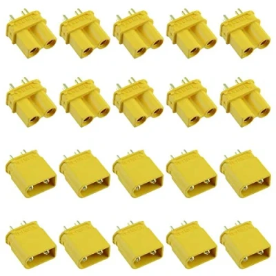 Image of 10 Pairs Male + Female XT30U Gold Plated Connector 15A Amass RC Quadcopter Lipo Battery (10 Female)