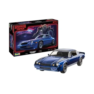 Image of Revell 07728 Chevy Camaro Z/28: Stranger Things 1:25 Scale Unbuilt/Unpainted Plastic Model Kit