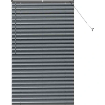 Image of With Curtains Other Manual Dark gray 100 x 175 cm Aluminium Vidaxl