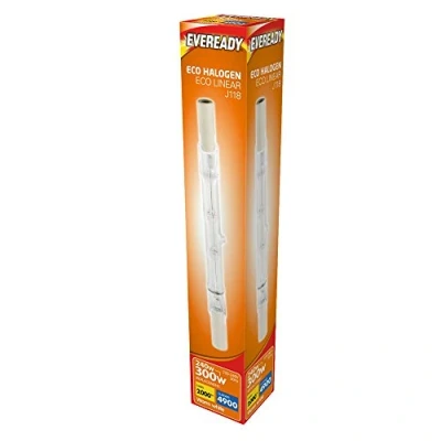 Image of EVE Linear Halogen Energy Save Tubes 118mm 220 240v 230 Watt 300