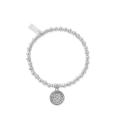 Image of ChloBo Silver Didi Sparkle Moonflower Bracelet 18cm