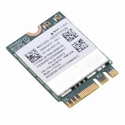 Image of ASHATA WIFI Card, Dual Band 2.4G/5G 433Mpbs Network NGFF Wireless Card for Lenovo