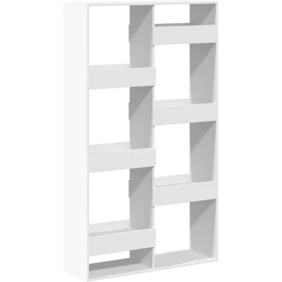 Image of vidaXL Bookcase White 100x33x175 cm Engineered Wood