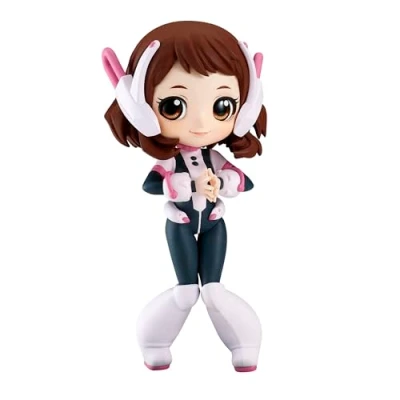 Image of Banpresto BP89364P Q Posket Ochaco Uraraka II My Hero Academia Figure, 13 cm, Multicolor