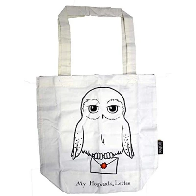Image of Licensed Harry Potter Hedwig Print Tote Bag