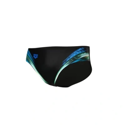 Image of Arena Feel Men&#039;s Breath Swim Briefs Black Multi
