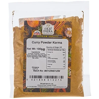 Image of Old India Curry Powder Korma 100g