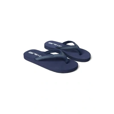 Image of Animal Swish Womens Flip Flops Lightweight, Comfortable &amp; Slip on Footwear with Padded Straps For Spring Summer, Beach, Walking, Outdoors Navy Adult Shoe Size 5