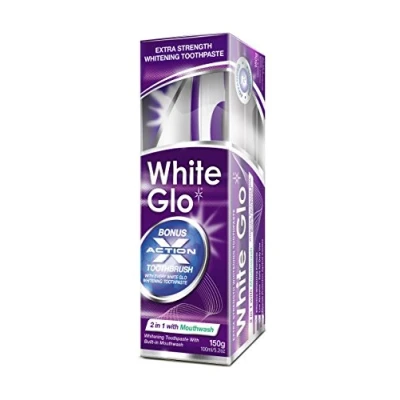 Image of White Glo 2in1 Mouthwash Formula Toothpaste 150g