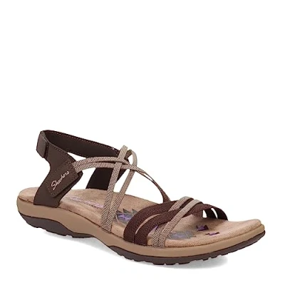 Image of Skechers Womens GORE SLINGBACK W MEMORY FOA Sandals Brown 5 (38)