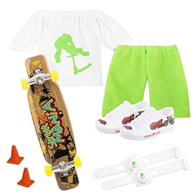 Image of Finger Skateboard Set Skateboards For Kids 9 Children Teen Adult Favor Fingerboards Toys