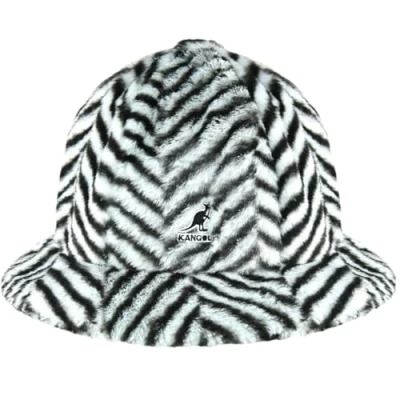 Image of Kangol Faux Fur Casual Beret, Grey