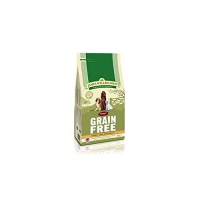 Image of James Wellbeloved Dog Food Grain Free Turkey and Veg Adult (10kg) (Pack of 2)