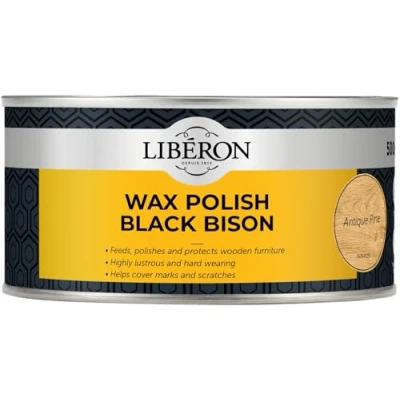 Image of Libéron Wax Polish Black Bison Paste Antique Pine 500ml