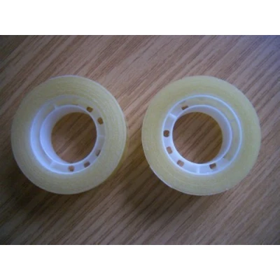 Image of 2 x Rolls of Sellotape 19mm 33m Sticky Clear Tape Easy Tear
