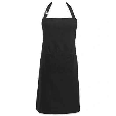 Image of DII Everyday Basic Kitchen Collection, Chef Apron, Black
