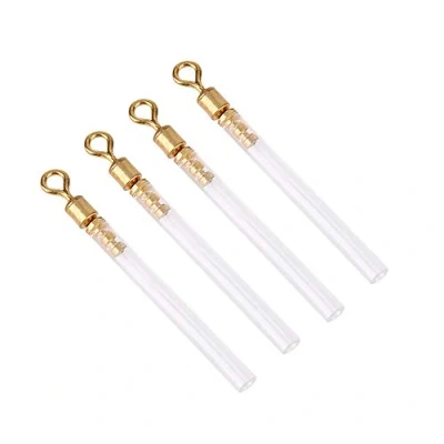 Image of VGEBY 50Pcs Float Waggler Adaptors, Quick Change Fishing Swivels With Tube Floats Adapters Accessories (S) Fish