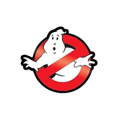 Image of Ghostbusters Enamel Pin Badge (Logo Design) 7.9cm x 8cm Official Merchandise