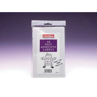 Image of Caroline Self Adhesive Labels 48pk 5x2.5cm