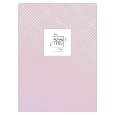 Image of Slip In Photo Album 100 Pocket Holiday Scrapbook Wedding Memories Folder Insert Your Own Photos Holds 5&quot; x 7&quot; Pictures