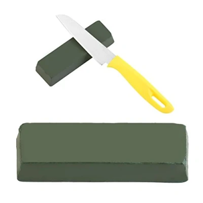Image of Knife Sharpeners Polishing Paste, Leather Strop Compound Buffing Metal Grinding Tool Professional Abrasive Paste for Buffing, Polishing, Honing Knives, Woodcarving Chisels