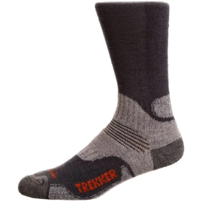 Image of Bridgedale Men&#039;s Woolfusion Trekker Socks Gunmetal, 6 8.5