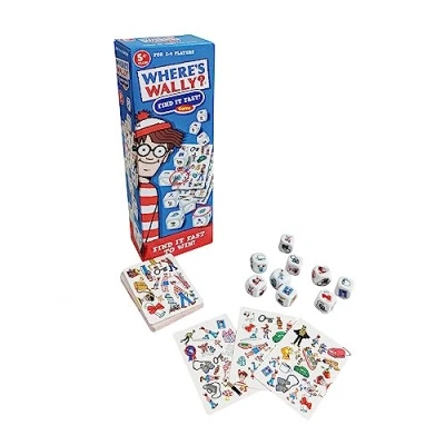 Image of University Games 7415 Where&#039;s Waldo Wally Find it Fast Game, Multicoloured