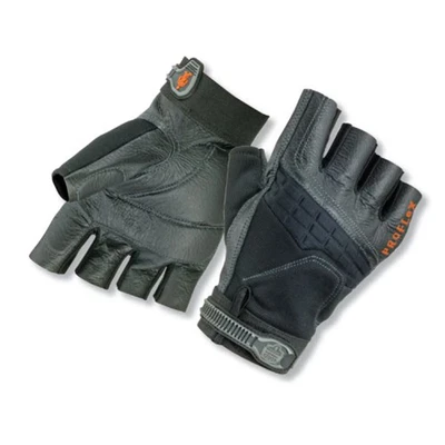 Image of Ergodyne ProFlex 900 Impact Protection Work Gloves, Padded Palm, Half Finger, X Large