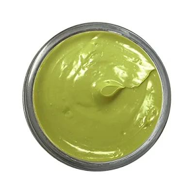 Image of Famaco 50ml Green Vert Anis Leather Deluxe Cream Polish for Boot and Shoe with Application Sponge Long Lasting Shine Protector Kit Boots Shoes