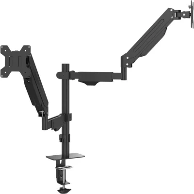 Image of vidaXL Dual Monitor Arm for Max 27 Inch Screen Gas Spring 20 kg