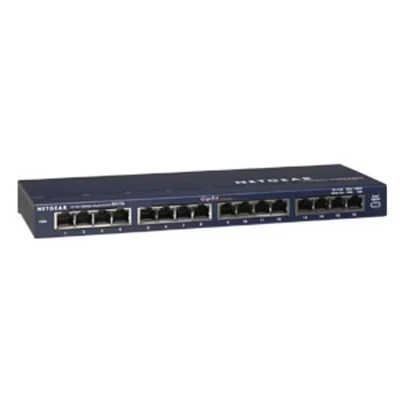 Image of NETGEAR 16 Port Gigabit Switch (GS116UK) Network Ethernet Hub, Splitter Desktop and ProSAFE Lifetime Protection