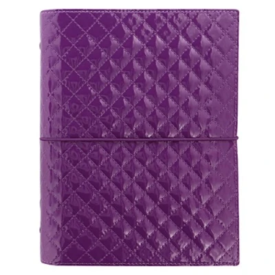 Image of Filofax A5 Domino Luxe purple organiser