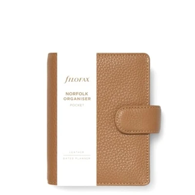 Image of Filofax Pocket Norfolk Organiser almond