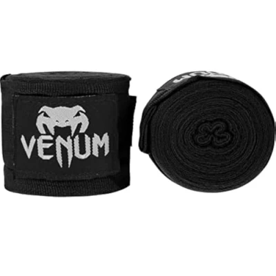 Image of Venum, Kontact Boxing Hand Wraps, Men&#039;s, 4.5m, Black