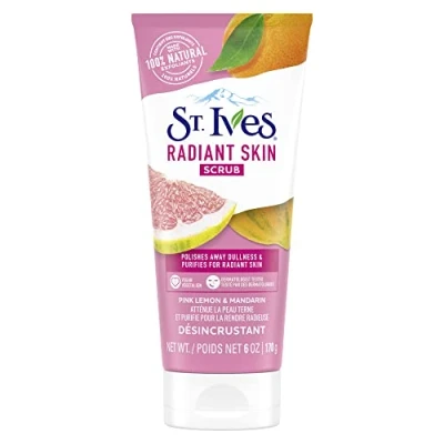 Image of St. Ives Even &amp; Bright Pink Lemon Mandaran Orange Scrub, 150 ML